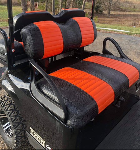 EZ-GO Golf Cart Seat Cover  Brown Gator – Custom Quality Covers