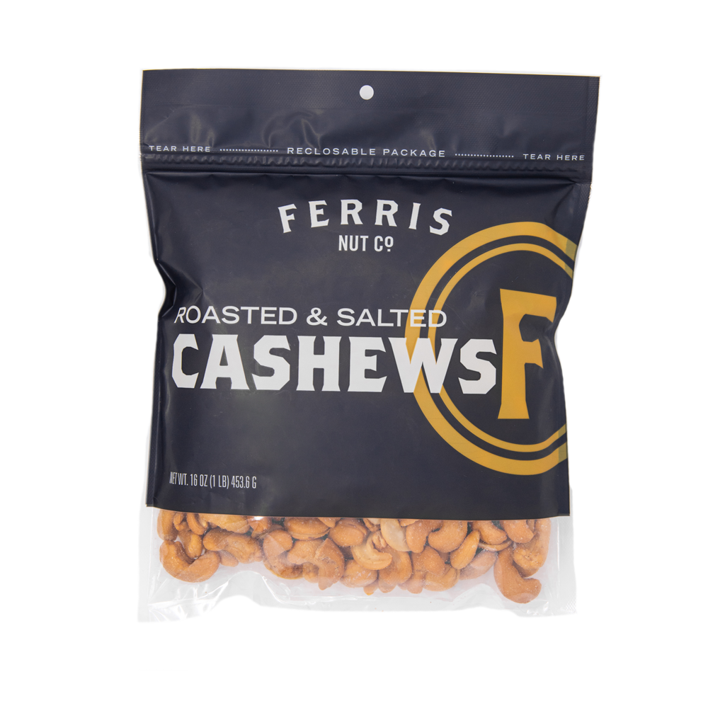 Jumbo Cashews Roasted Salted  Ferris Nut Co. – Ferris Coffee & Nut Co.