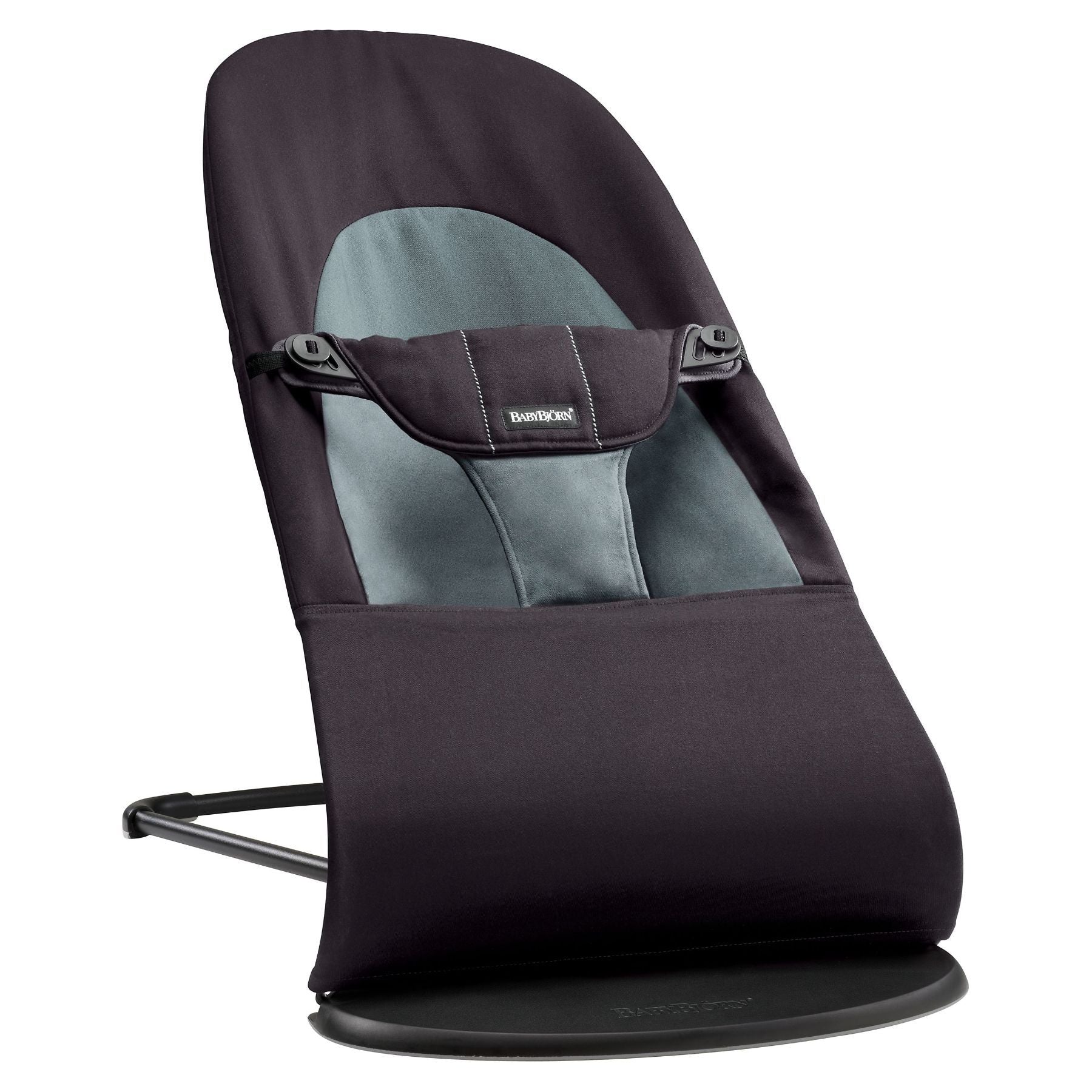 baby bjorn bouncer pink and grey
