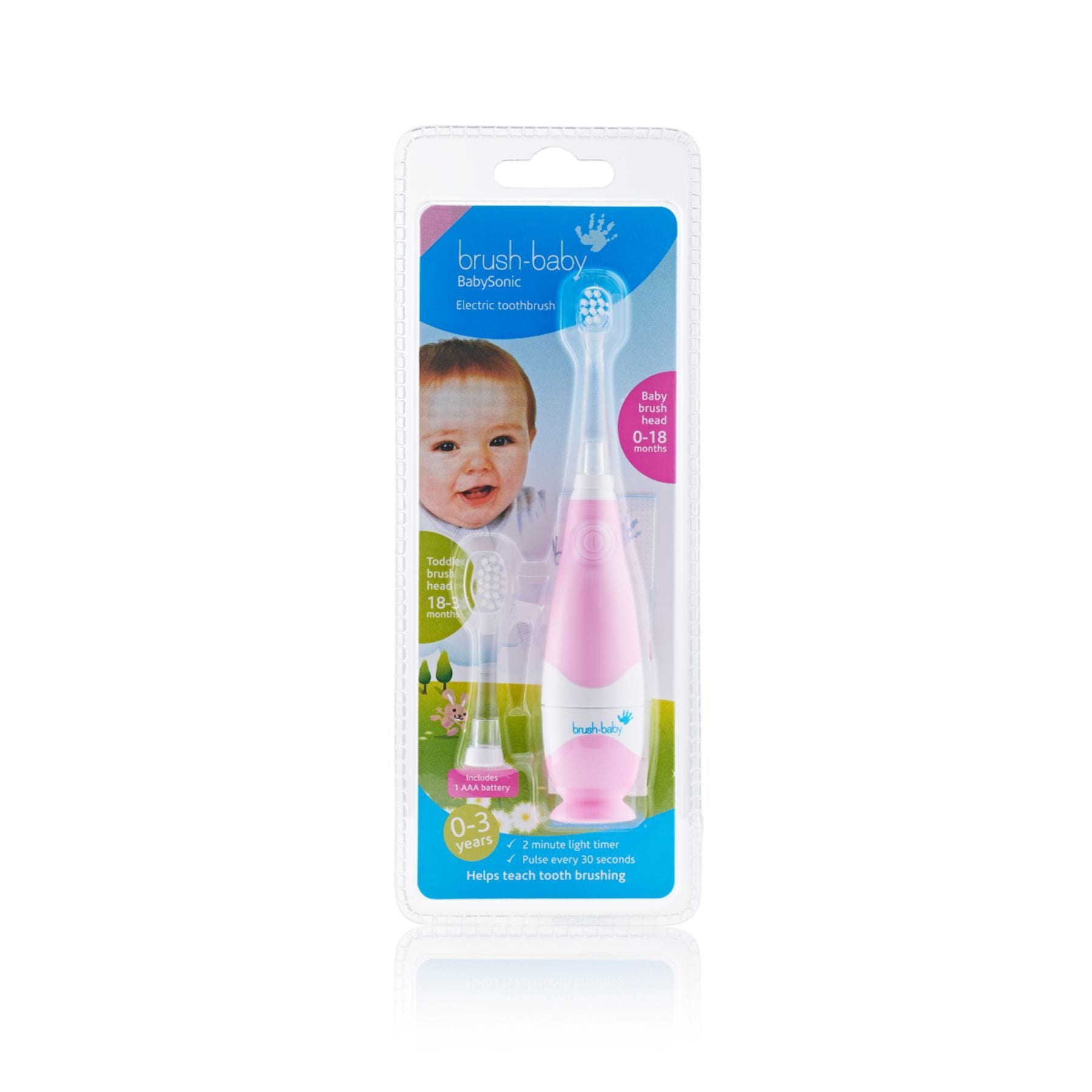 Babysonic Electric Toothbrush - Pink 