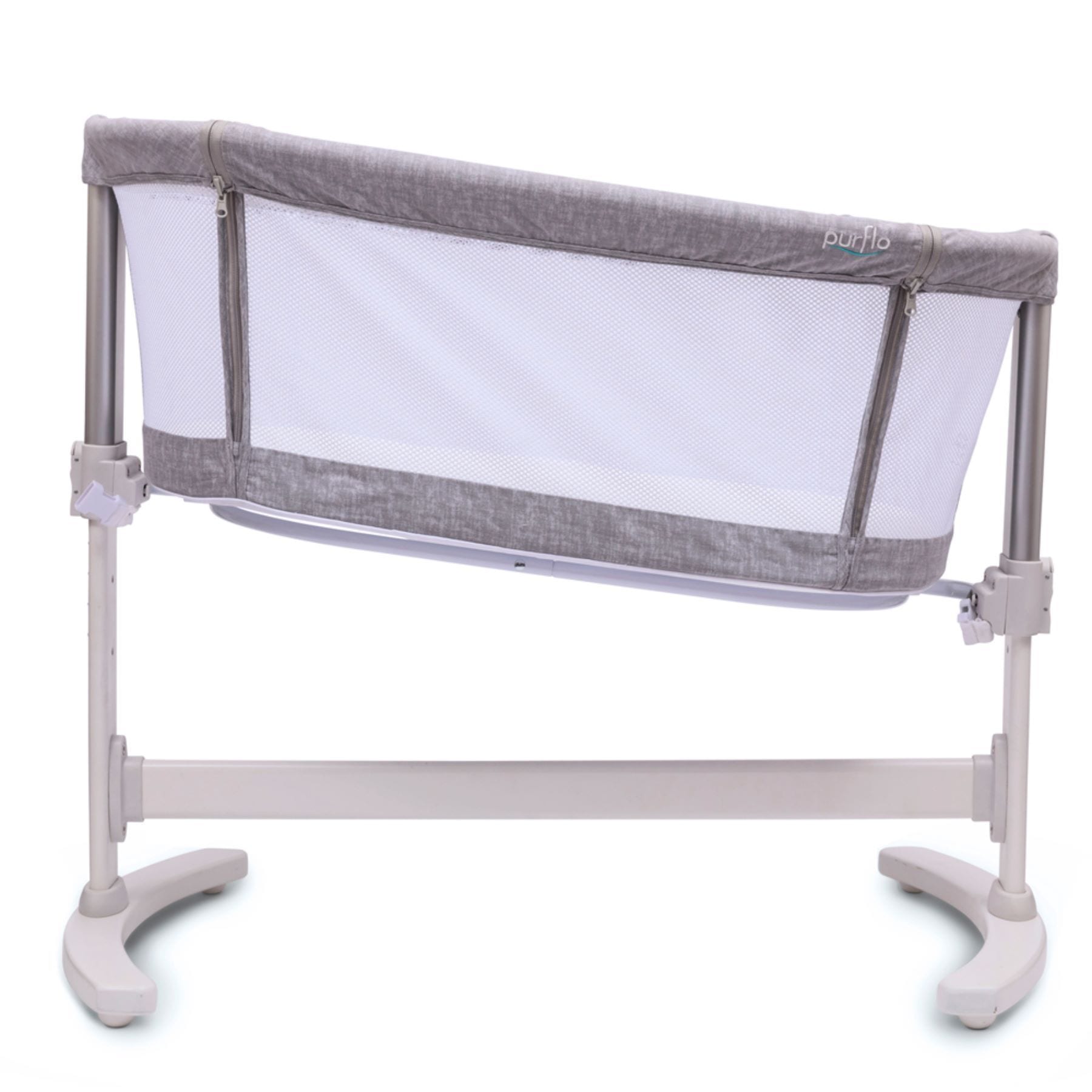 purflo breathable bedside crib