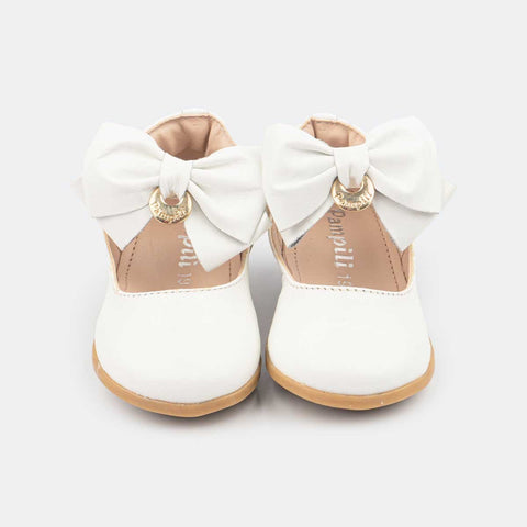 sapato branco infantil pampili