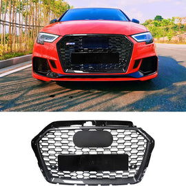 Front Grille For 2013-2016 Audi A5 S5 B8.5 RS5 Style Mesh Grille