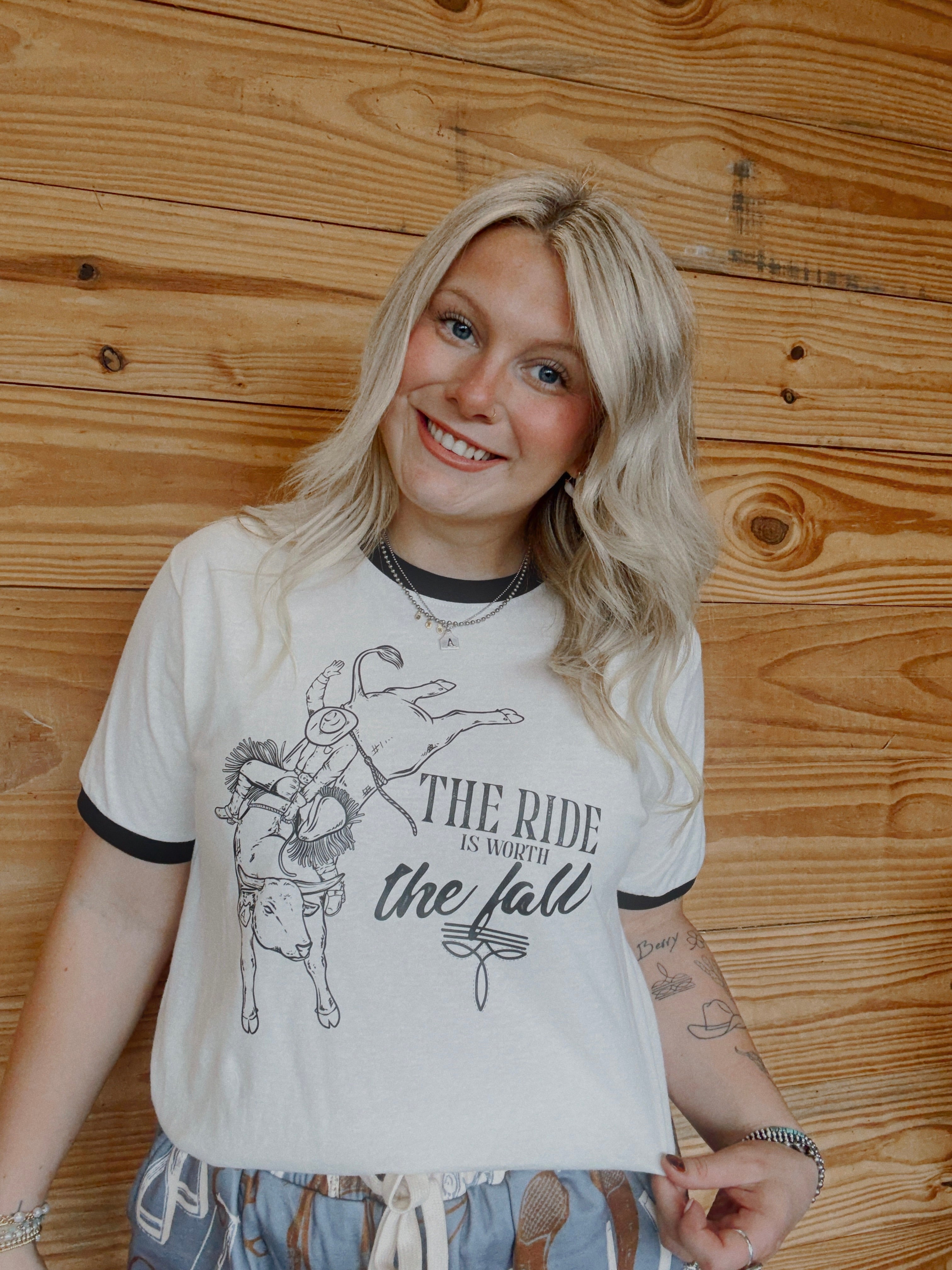 WORTH THE FALL: RINGER TEE