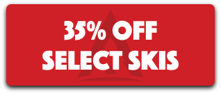 call to action button: 35% Off Select Skis