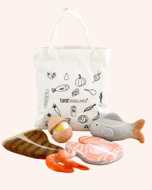 Felt Food Groups Play Food - Protein - The Nestling Co.