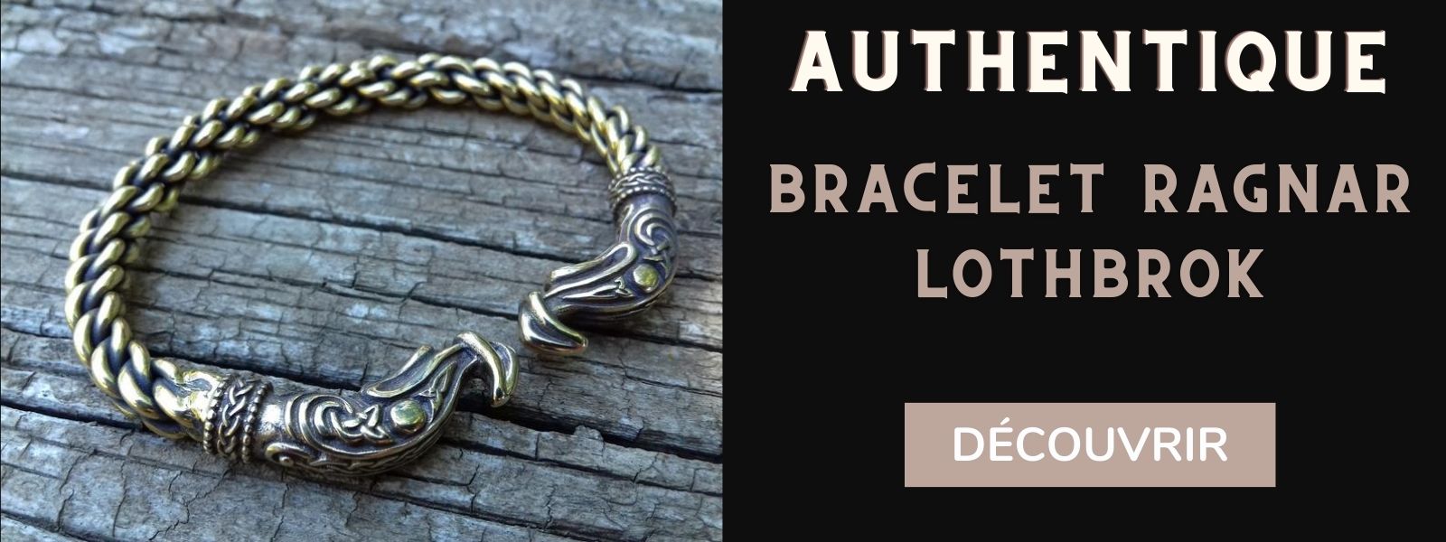 Authentique Bracelet Ragnar Lothbrok | Viking Héritage