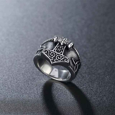 Wikinger Thors Hammer Ring | Wikingererbe