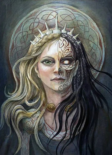 Hela oder Hel, die Königin der Toten