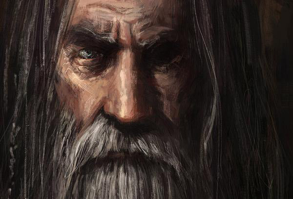The god Odin: Viking god of wisdom
