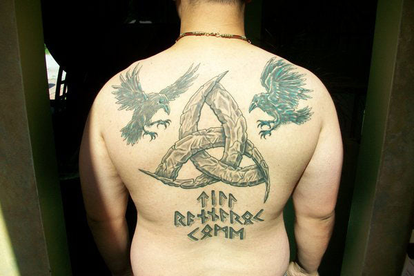 Tatouage Triple Corne D'Odin Viking