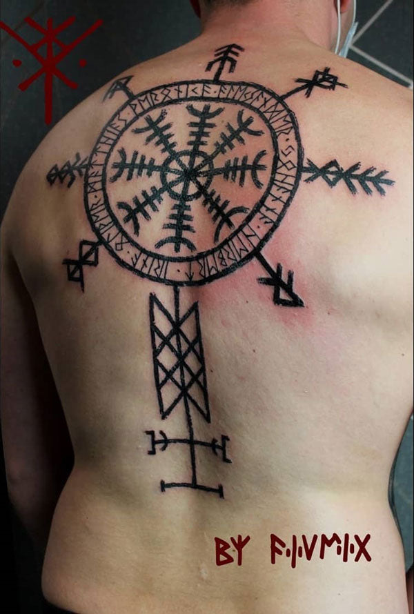 Tatuaje Vikingo Aegishjalmur