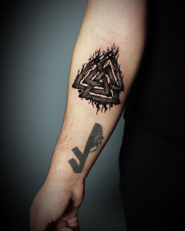 Tatuaje Vikingo De Valknut