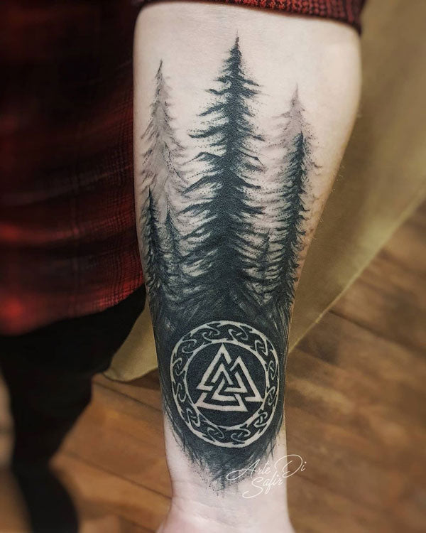 Tatuaje Vikingo De Valknut