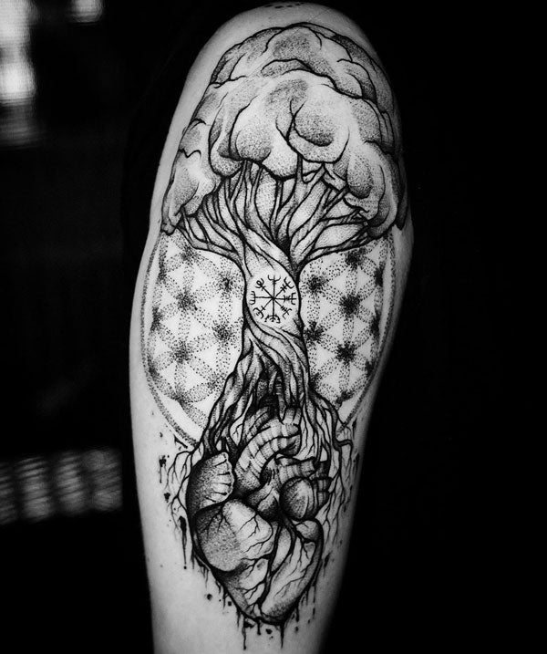 Tatouage Viking Yggdrasil