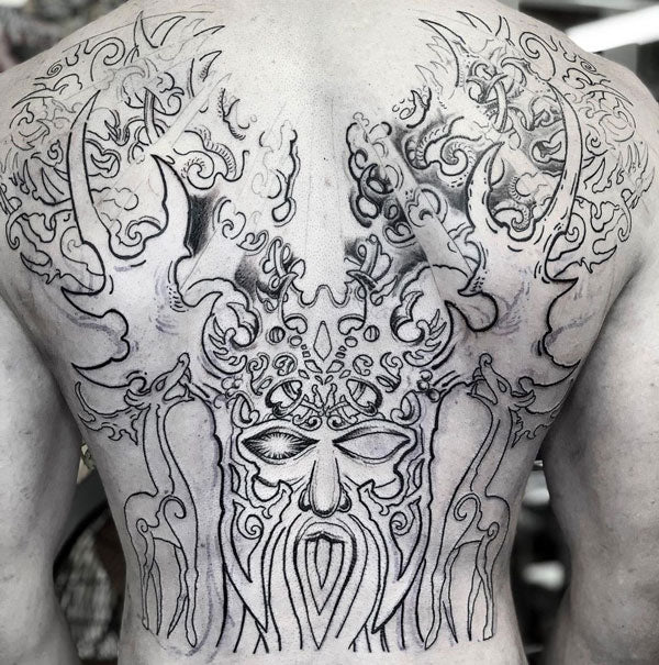 Tatouage Viking Yggdrasil