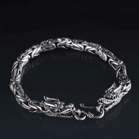 Silbernes Drachenarmband | Wikingererbe