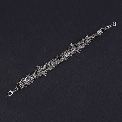 Bracelet Esprit Du Dragon En Argent | Viking Héritage