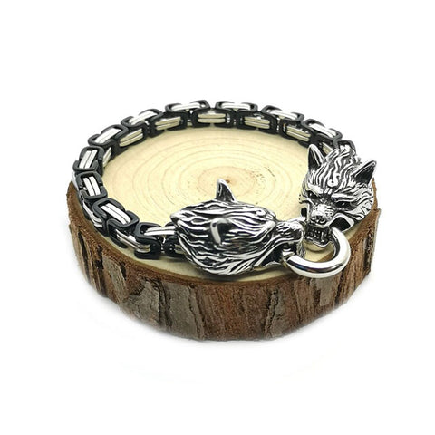 Geri und Freki Wikinger Wolf Armband | Wikingererbe