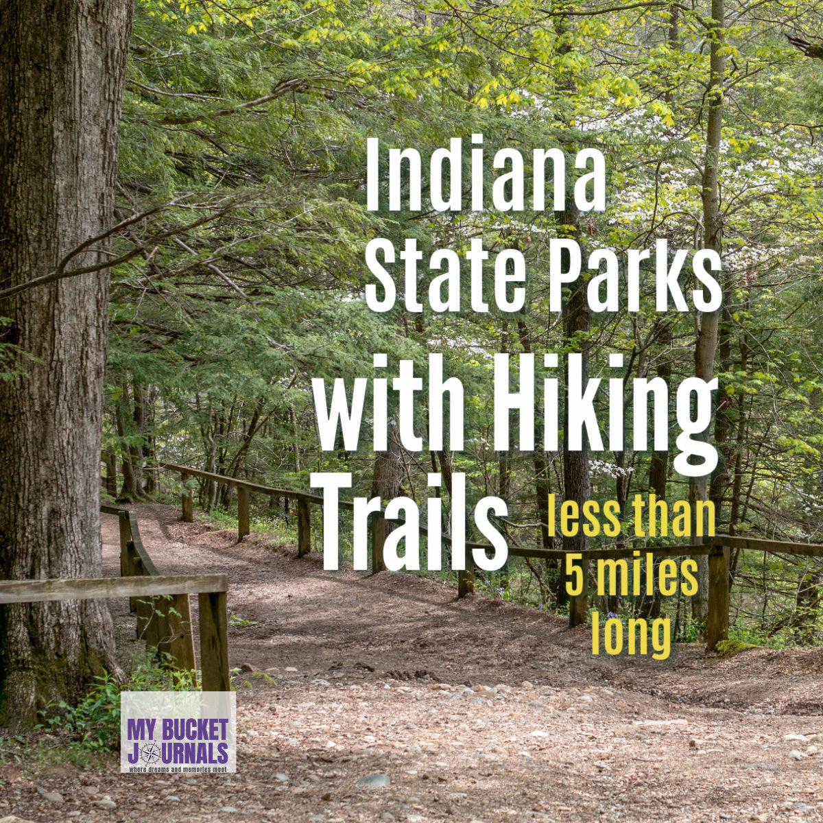 7 Indiana State Parks with Excellent Hiking Trails Less than 5 Miles