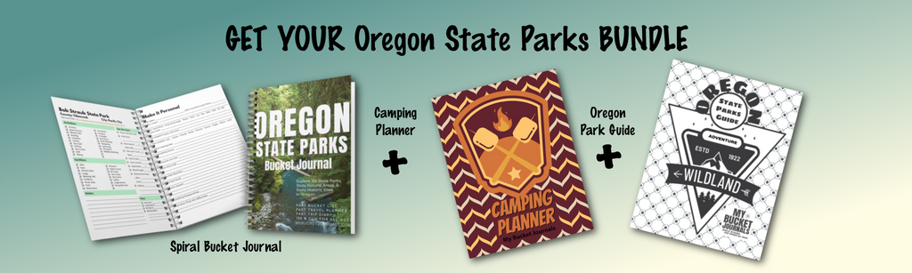 oregon state park bucket journal bundle picture of journals