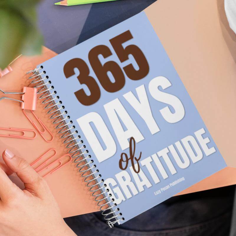 365 Days Of Gratitude Journal 6x9 Spiral Bound My Bucket Journals
