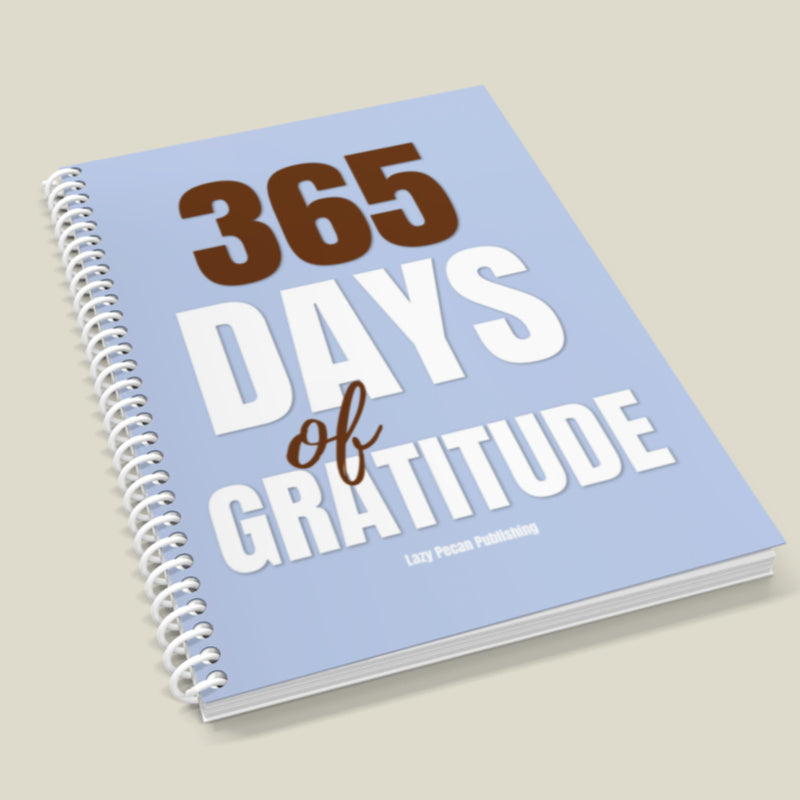 365 Days Of Gratitude Journal 6x9 Spiral Bound My Bucket Journals