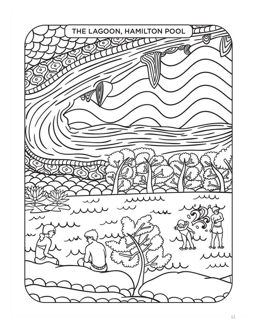 six national flags of texas coloring pages