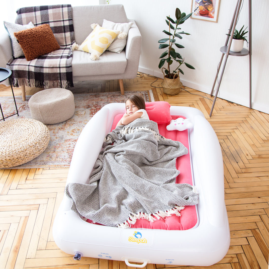 toddler travel bed with rails