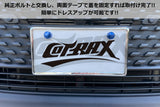 【COTRAX】 ナンバーボルトキャップ2個セット キャップカラー選択 盗難防止(ブルー)
