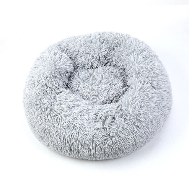 round pet bed