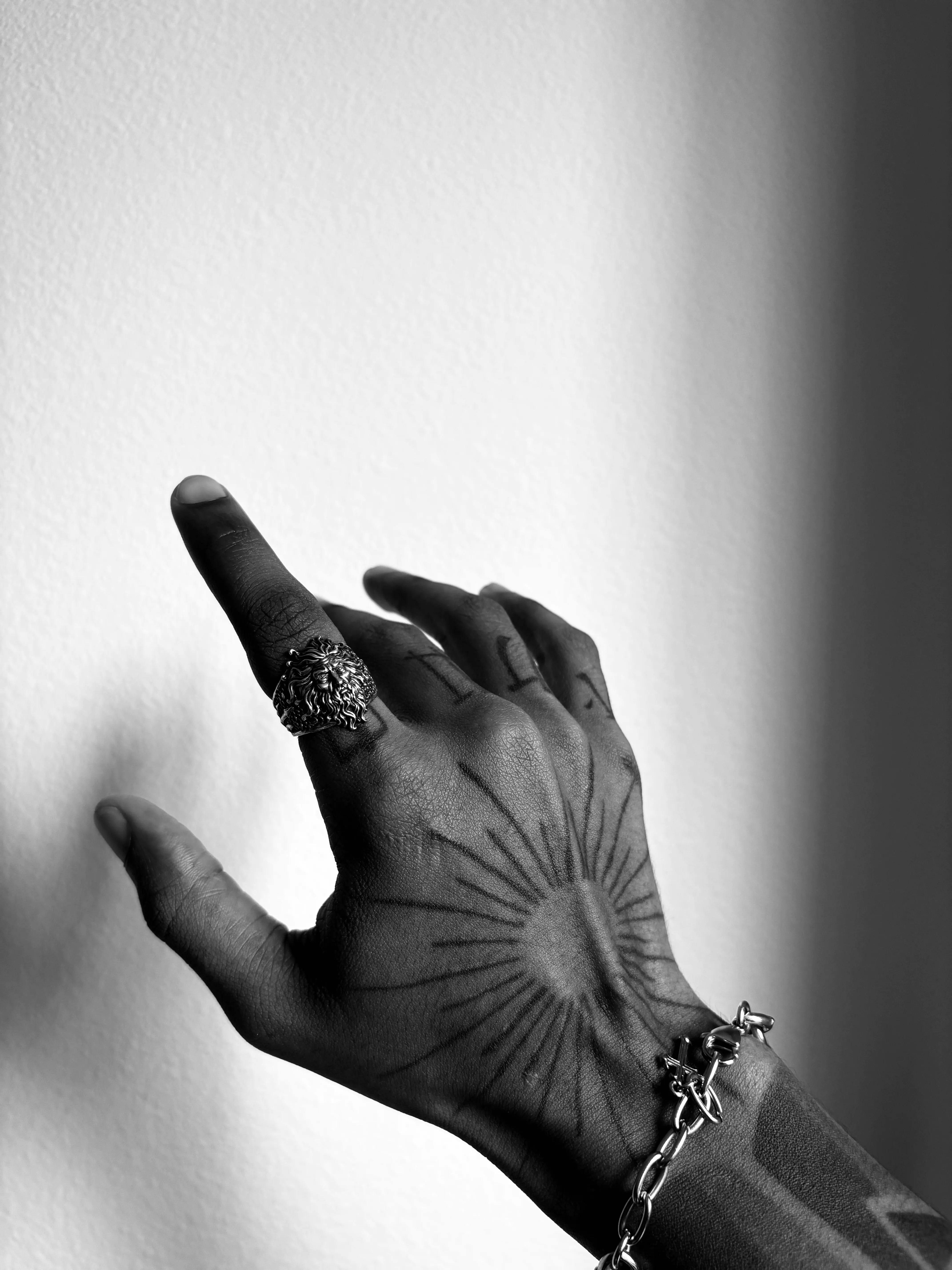 Close-up of handcrafted detail