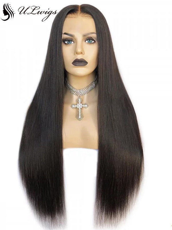 HD Lace Silky Straight Long Hair 360 Lace Wig With Single Knots ...