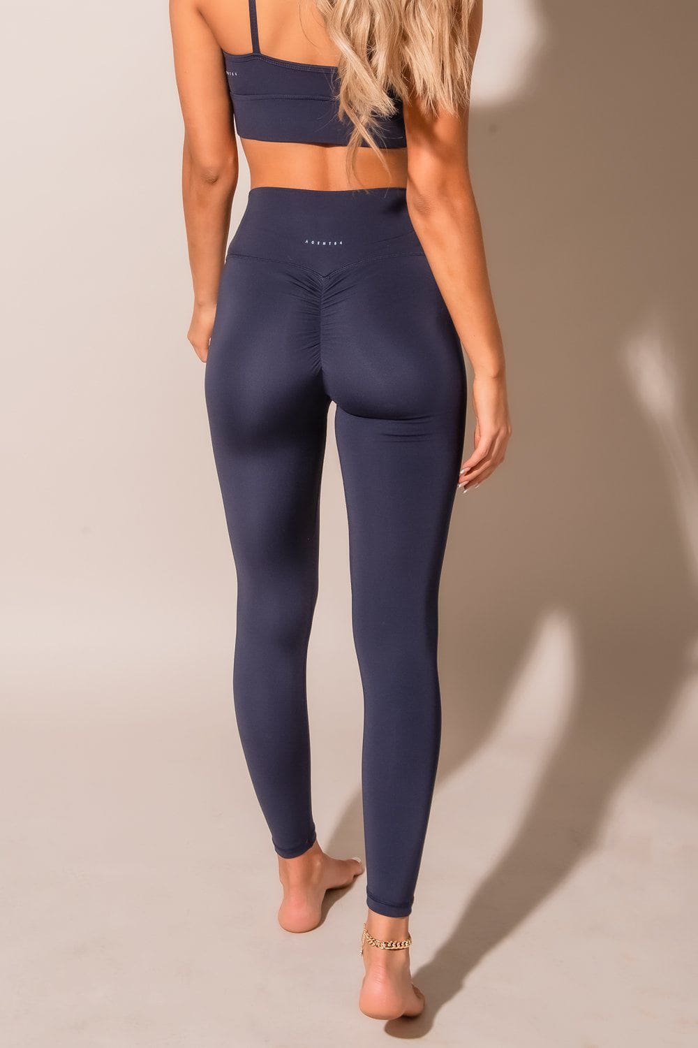 Balance Collection Karma Ruched Leggings In Scarab