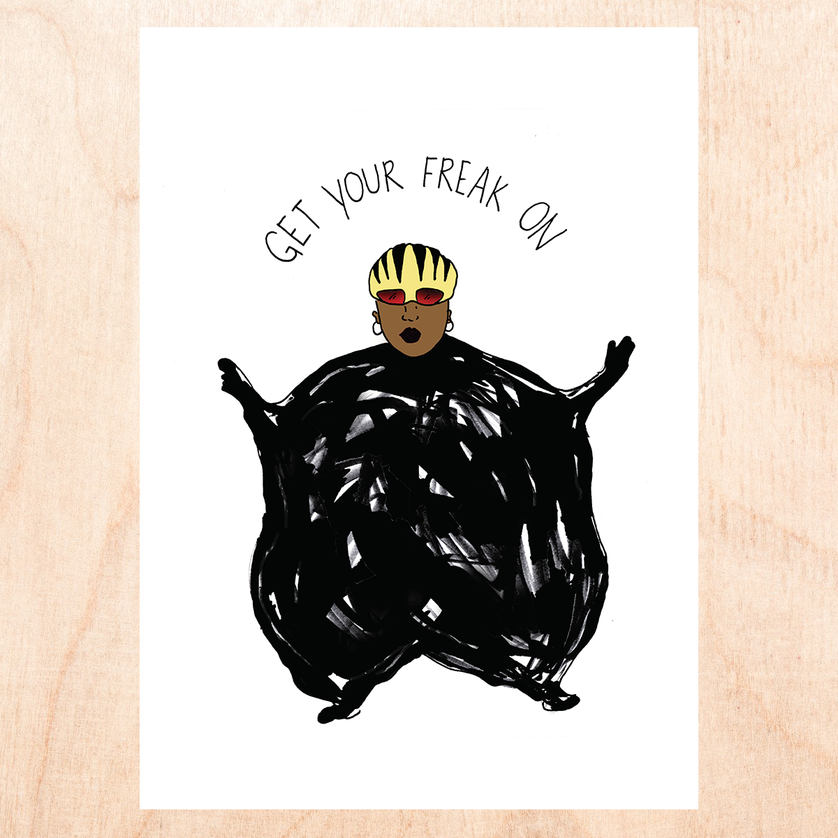 Get Your Freak On Card | Fineasslines (CA)
