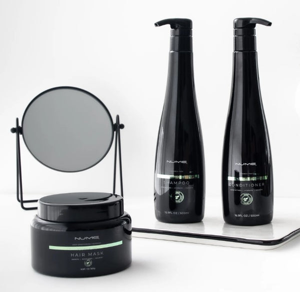 nume vegan tourmaline hair care set