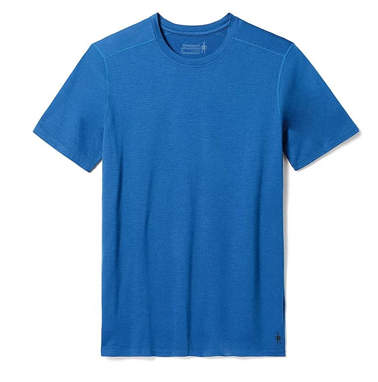Smartwool Men's NWT Merino 150 Blue Tie Dye Short Sleeve Base Layer T-Shirt