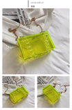 Acrylic portable small square bag AB2082
