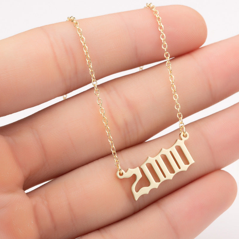 Hot selling birthday necklace(free shipping)