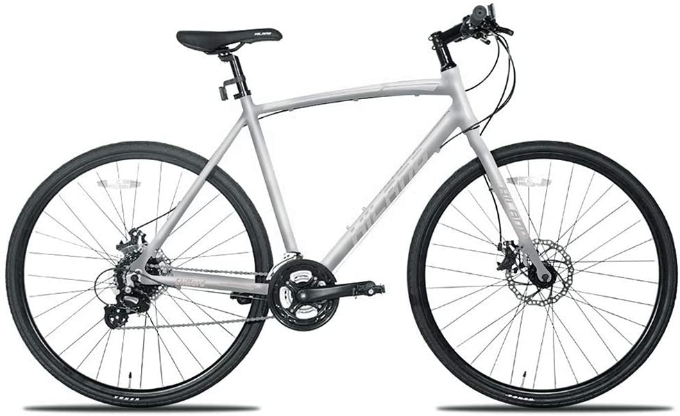 hiland aluminum hybrid road bike