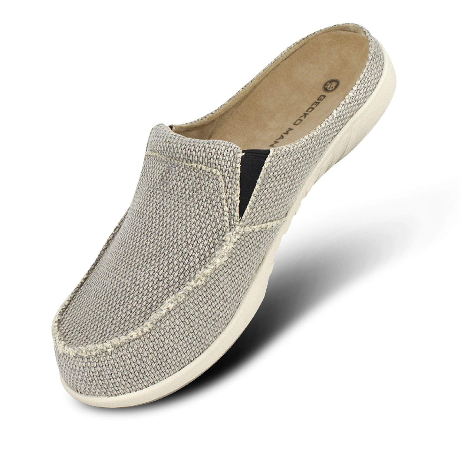 mens slippers with heel support