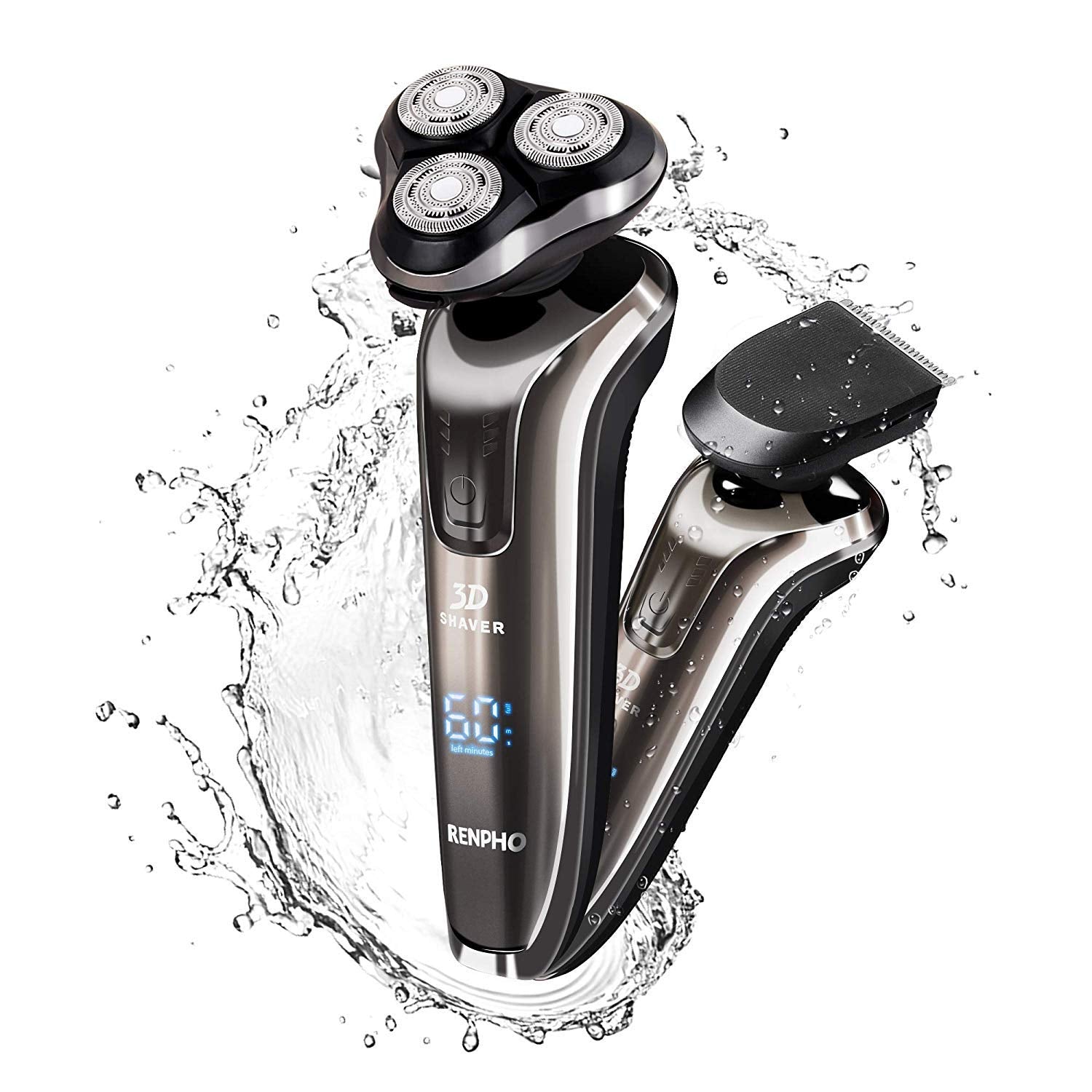 electric razor with sideburn trimmer