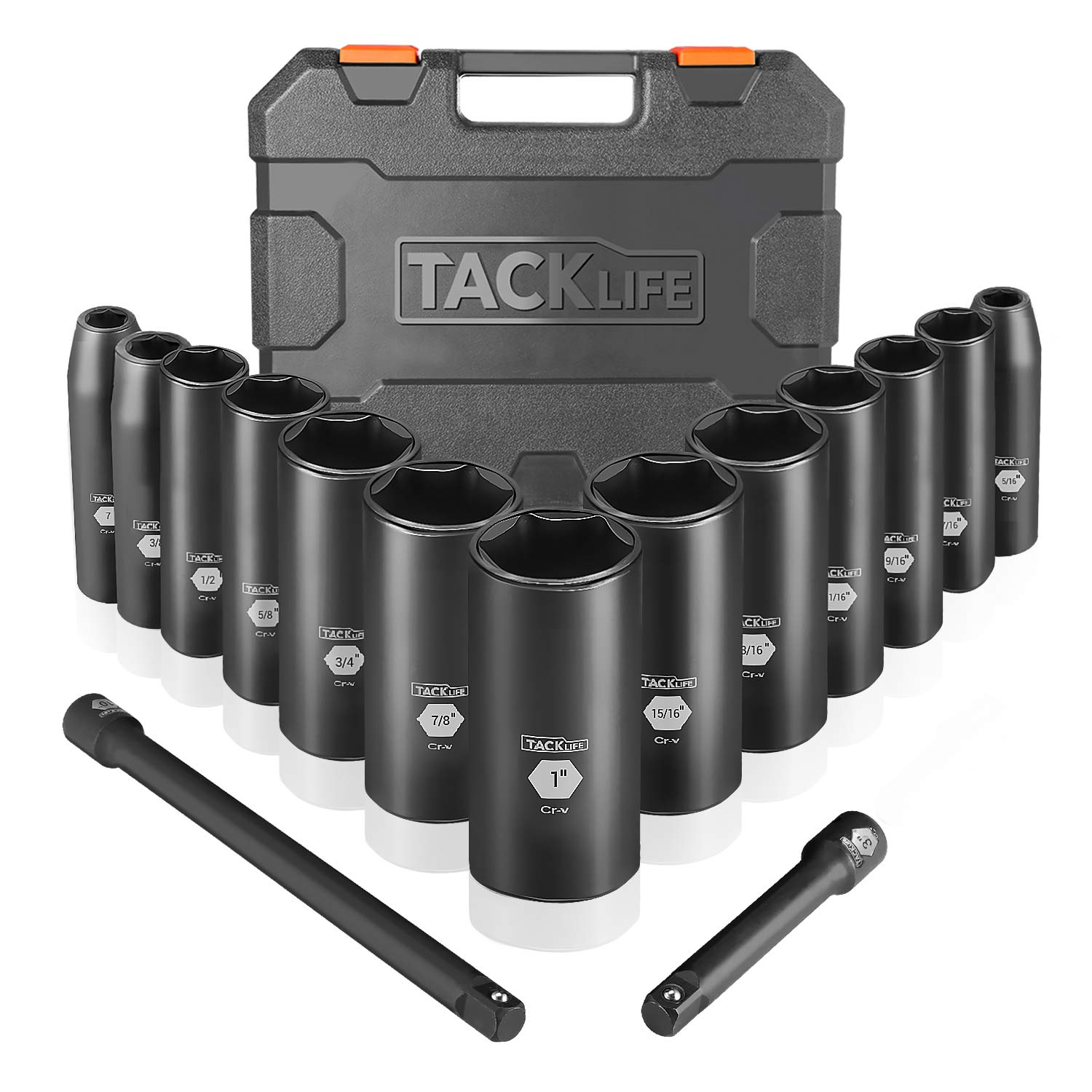 8 Mo Finance Tacklife 15pcs 3 8 Inch Drive Deep Impact Socket Set Abunda