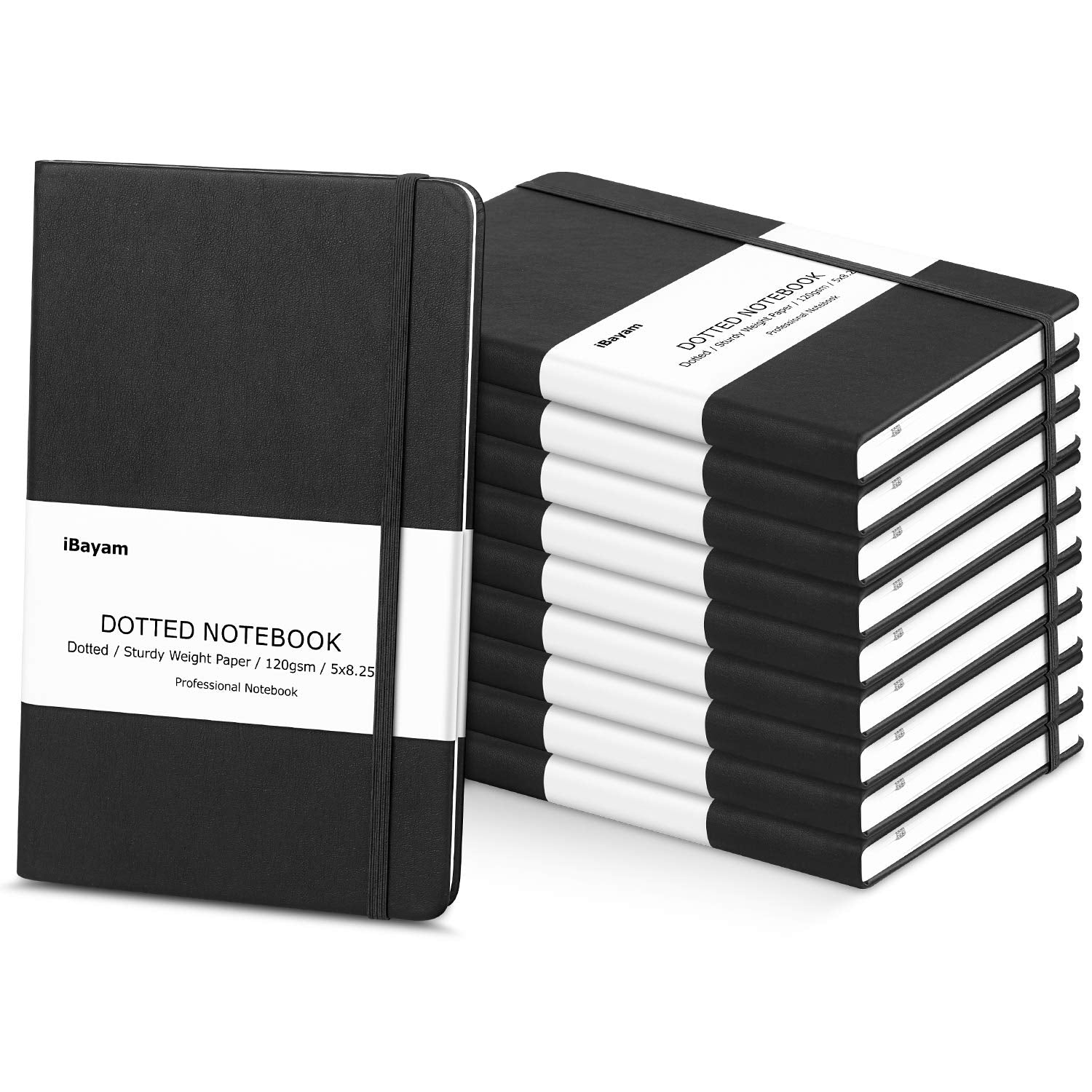 Thick Hardcover Notebook Journal with Lined Paper A5 - Thick 120gsm  Bleed-Resistant Paper for Writing
