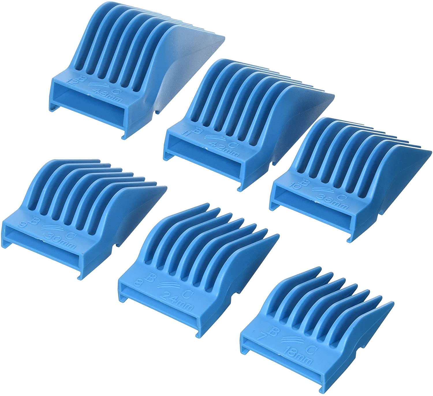 set of 6 extra long cutting guards for beast clipper