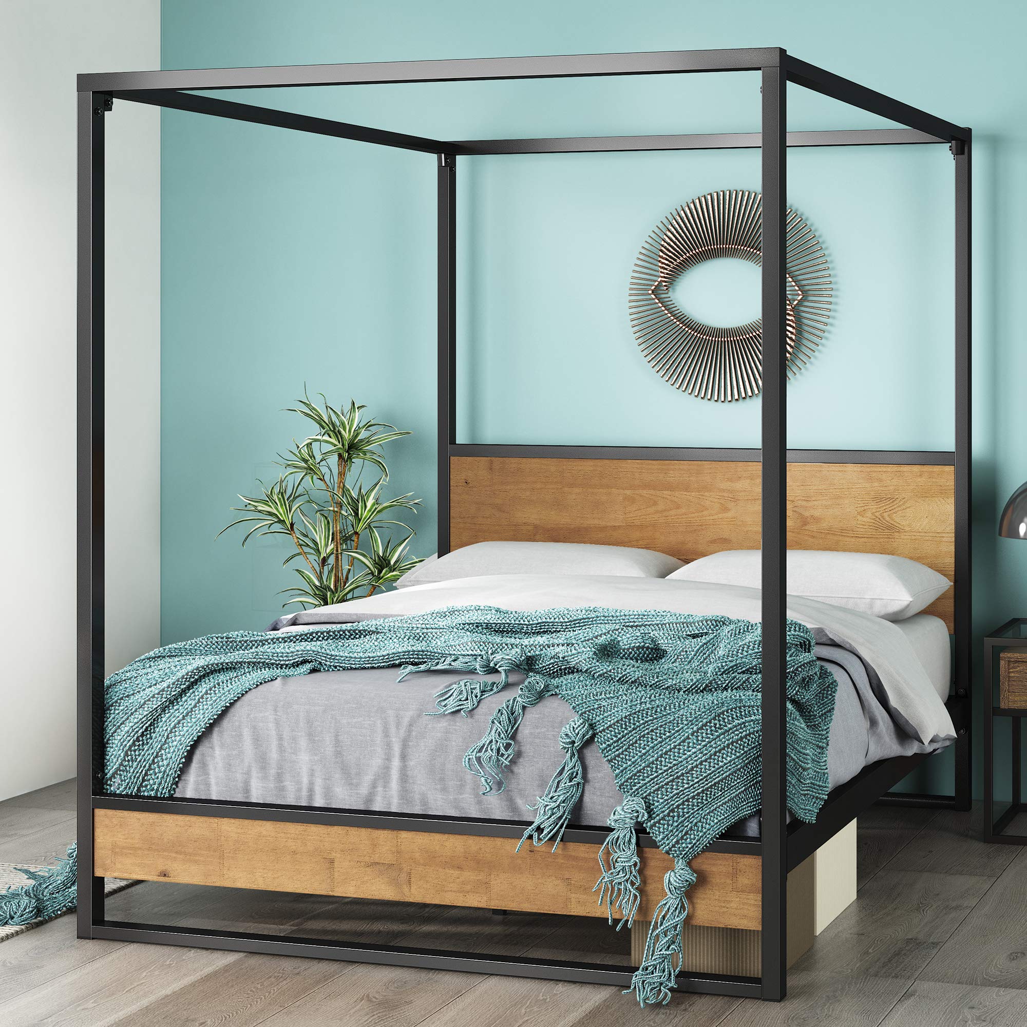 Featured image of post Wood Slat Bed Frame Queen