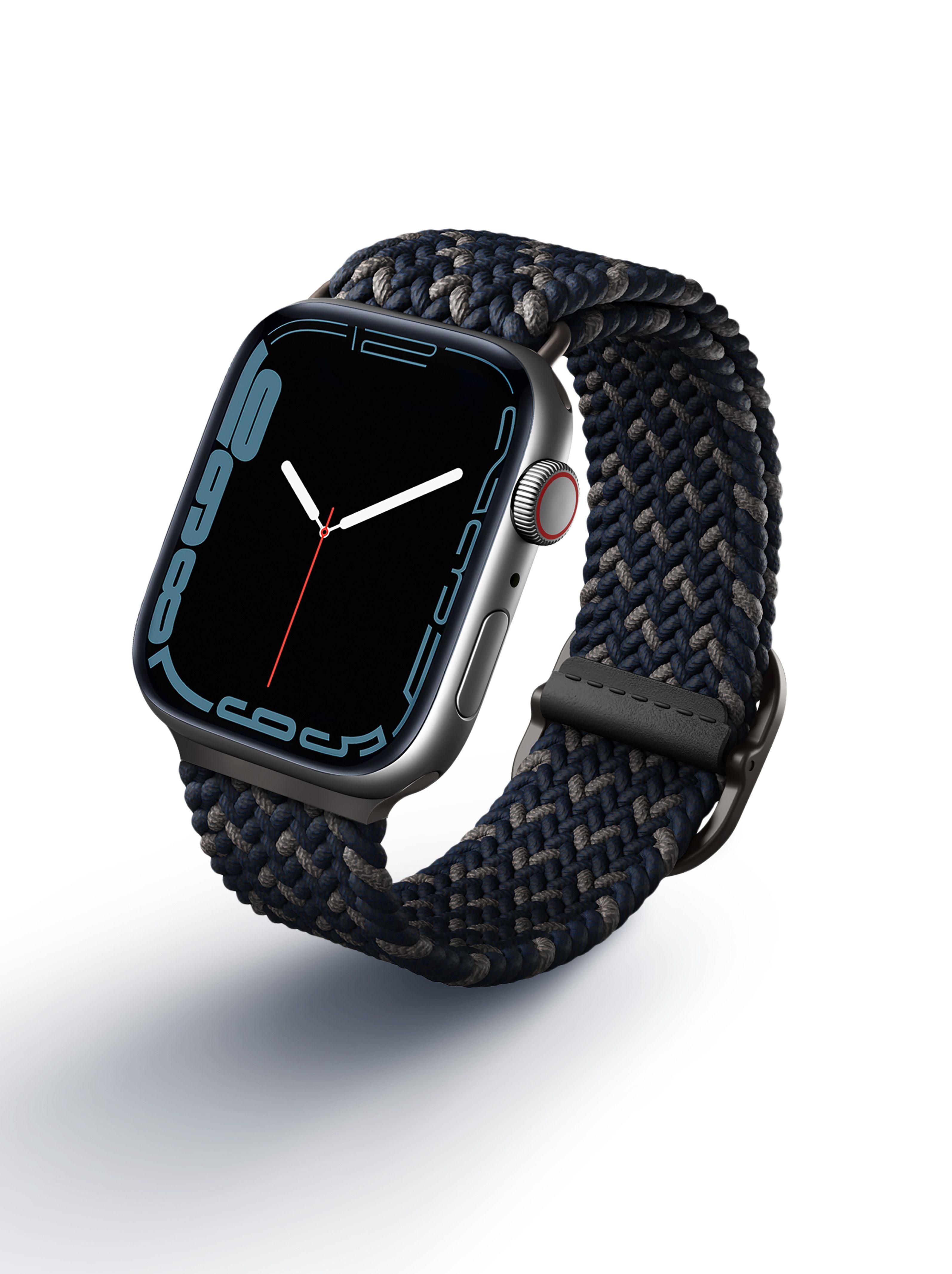 Lacoste Black-Tone Stainless Steel Mesh Bracelet for Apple Watch® 42mm/44mm  - Macy's