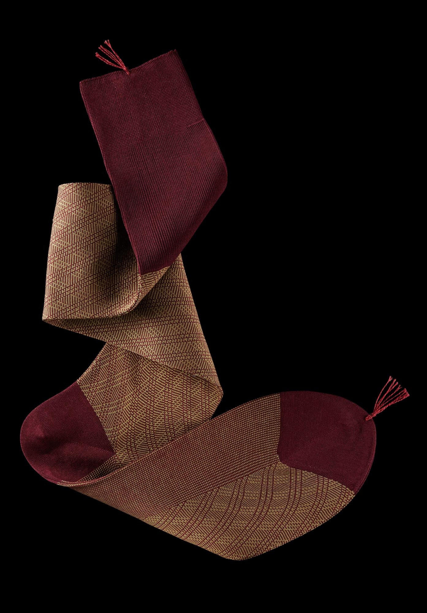 Fine-Cotton Plaid 260 Socks Style | WILLIAM ABRAHAM