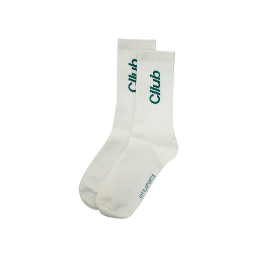 Core logo socks Ecru