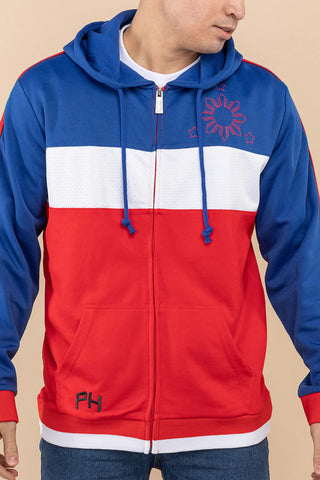 My Philippines Men's Flag-Inspired Hoodie Jacket